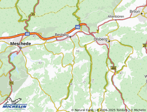MICHELIN-Landkarte Heringhausen - ViaMichelin
