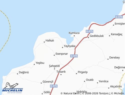 MICHELIN Yaylıyaka map - ViaMichelin
