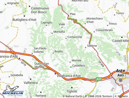 Mapa MICHELIN Cortandone - ViaMichelin