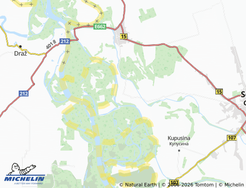 Mappa MICHELIN Bački Monoštor - ViaMichelin