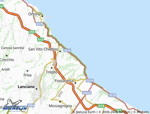 Mappa MICHELIN Vallevò - ViaMichelin