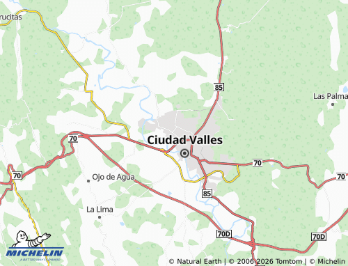 MICHELIN Santa María map - ViaMichelin