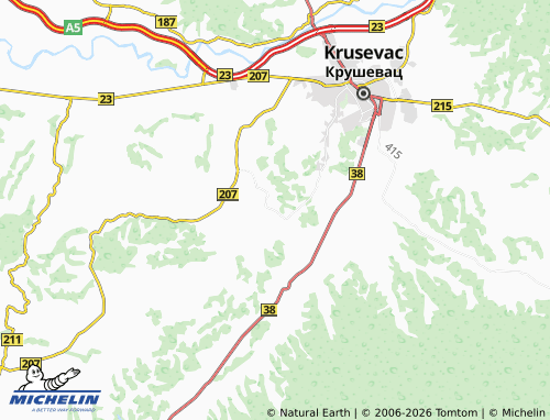 Kaart MICHELIN Cerova - ViaMichelin