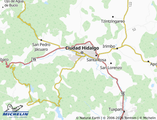 Mapa MICHELIN Los Tizates - ViaMichelin