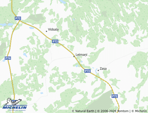Mapa MICHELIN Leimaņi - ViaMichelin