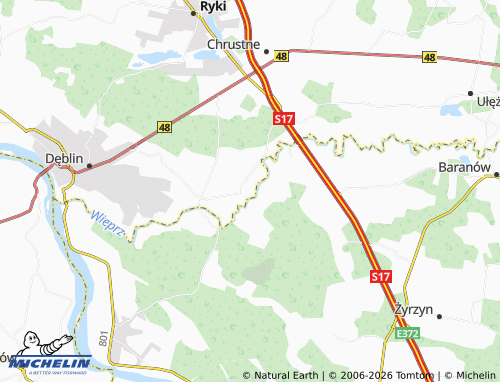 MICHELIN Sędowice map - ViaMichelin