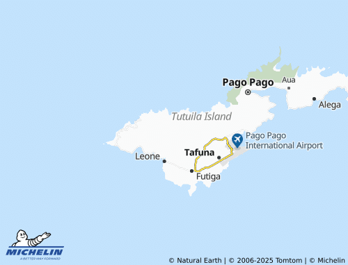 MICHELIN Aoloau map - ViaMichelin