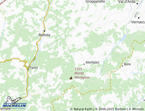 MICHELIN-Landkarte Guselli - ViaMichelin