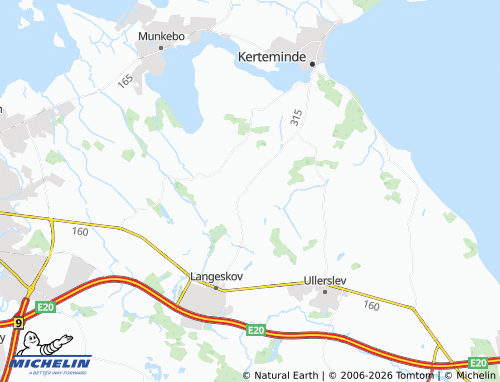 MICHELIN Rynkeby map - ViaMichelin