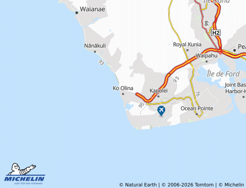 Mappa MICHELIN Ko Olina - ViaMichelin