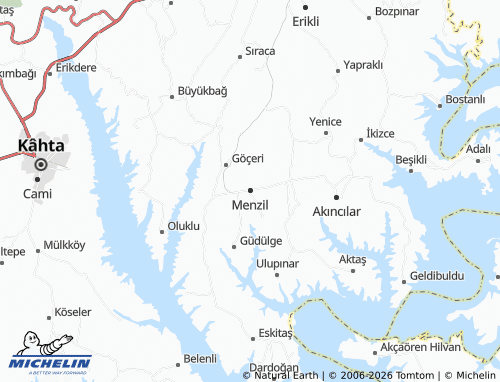MICHELIN Menzil map - ViaMichelin