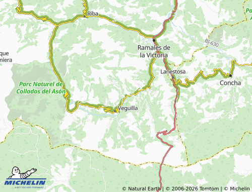 MICHELIN-Landkarte Regules - ViaMichelin