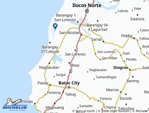 MICHELIN Bungon map - ViaMichelin