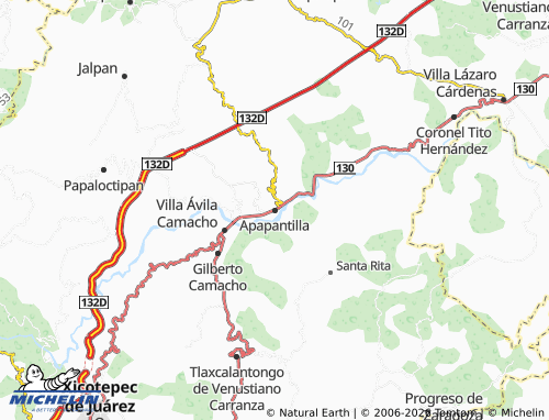 Carte MICHELIN Apapantilla - ViaMichelin