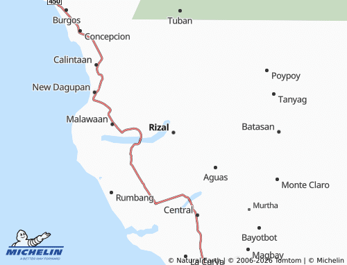 Mappa MICHELIN Rizal - ViaMichelin
