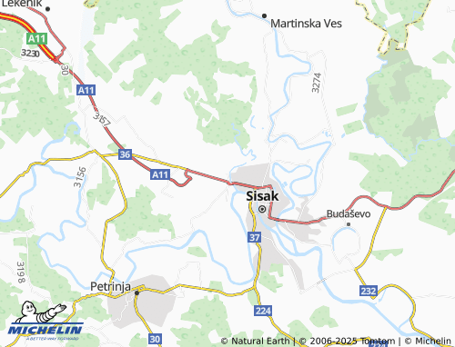 MICHELIN Žabno map - ViaMichelin