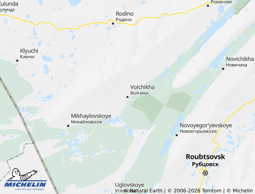 Carte MICHELIN Volchikhinskiy rayon - ViaMichelin