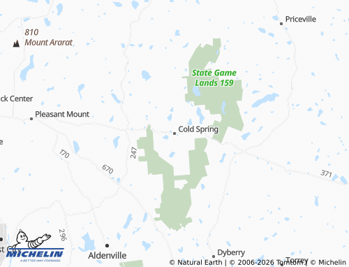 Mappa MICHELIN Cold Spring - ViaMichelin