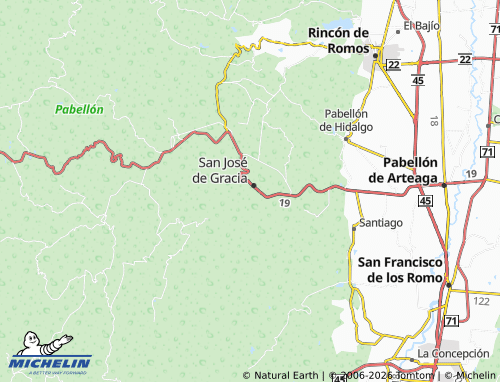 Mapa MICHELIN 1 de Agosto - ViaMichelin