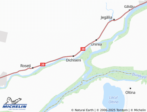 MICHELIN Dichiseni map - ViaMichelin