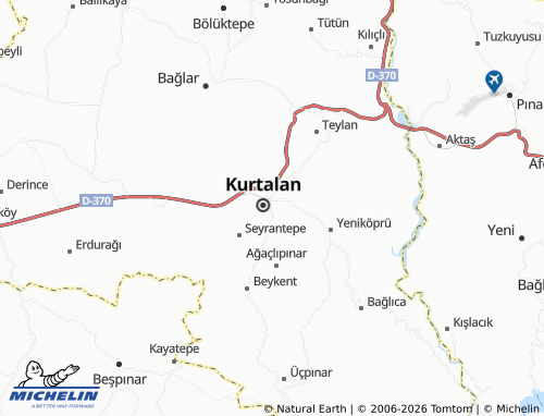 MICHELIN Yenidoğan map - ViaMichelin
