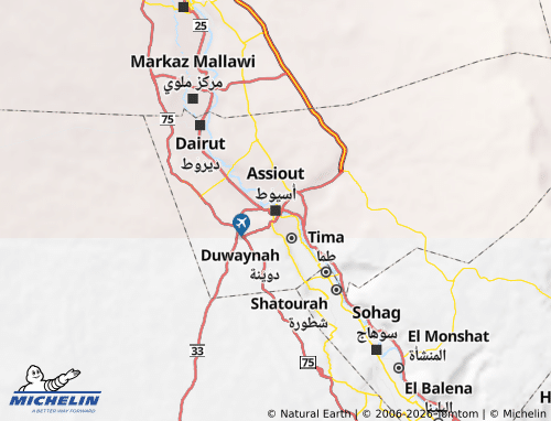 MICHELIN-Landkarte Asyut - ViaMichelin