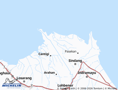 MICHELIN Karanganyar map - ViaMichelin