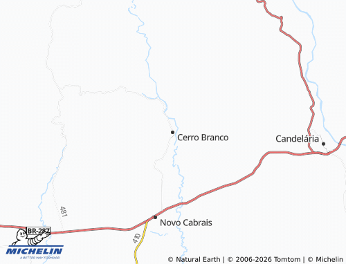 Mapa MICHELIN Cerro Branco - ViaMichelin