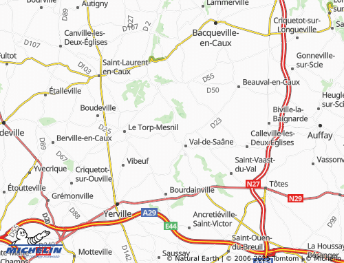 MICHELIN Imbleville map - ViaMichelin