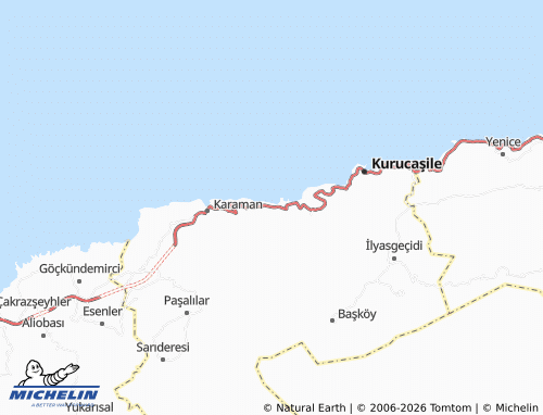 MICHELIN Curunlu map - ViaMichelin