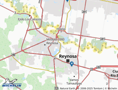 Mappa MICHELIN Sierra de la Garza - ViaMichelin