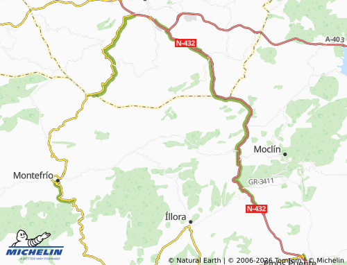 MICHELIN-Landkarte Vallequemado - ViaMichelin