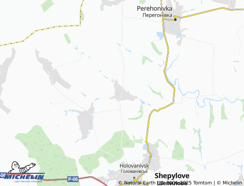 MICHELIN Verbove map - ViaMichelin