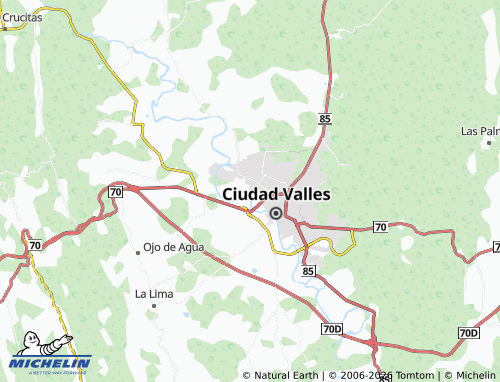 MICHELIN Palo de Rosa map - ViaMichelin