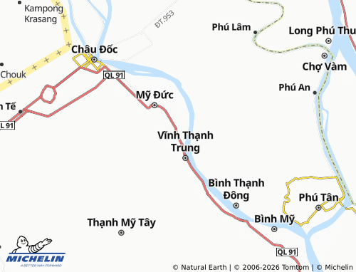 Mapa MICHELIN Mỹ Phú - ViaMichelin