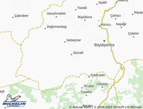 MICHELIN Gümeli map - ViaMichelin