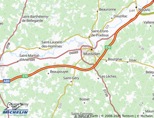 Carte MICHELIN Mayet - ViaMichelin