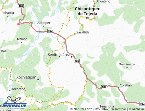 Mapa MICHELIN La Cruz - ViaMichelin
