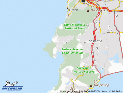 MICHELIN Penzance Estate map - ViaMichelin