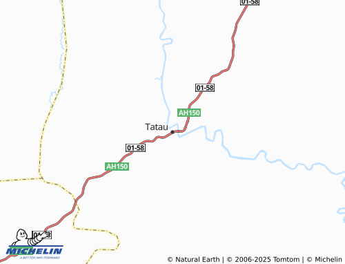MICHELIN Tatau map - ViaMichelin