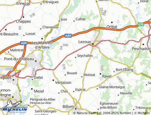 MICHELIN Seychalles map - ViaMichelin