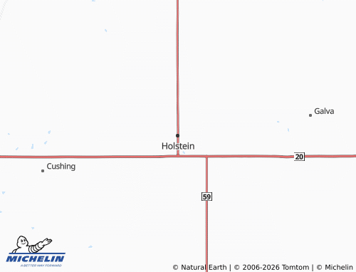 Carte MICHELIN Holstein - ViaMichelin
