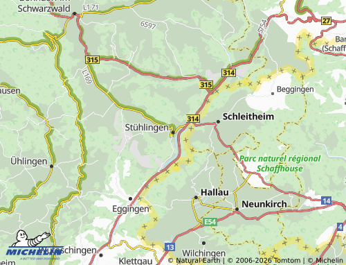 Mapa MICHELIN Stühlingen - ViaMichelin