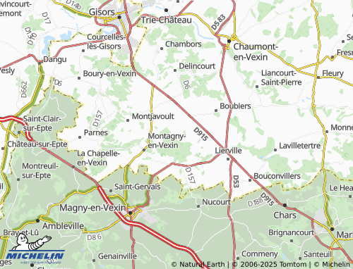 Carte MICHELIN Petit-Serans - ViaMichelin