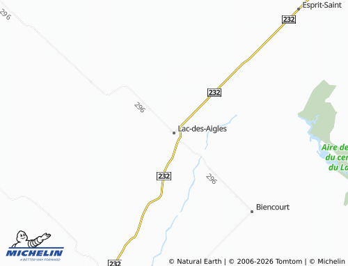 Mappa MICHELIN Lac-des-Aigles - ViaMichelin