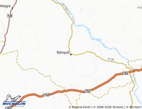 Mappa MICHELIN Ránquil - ViaMichelin
