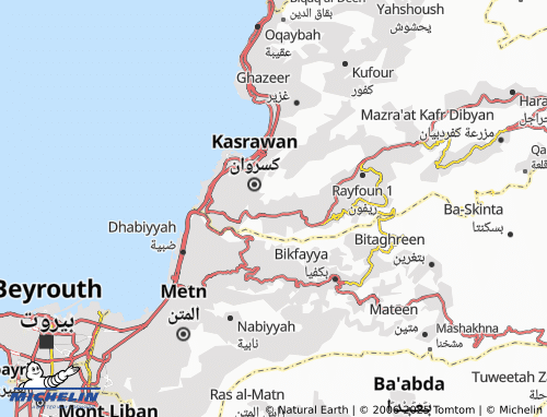 MICHELIN Ain El Raihane map - ViaMichelin