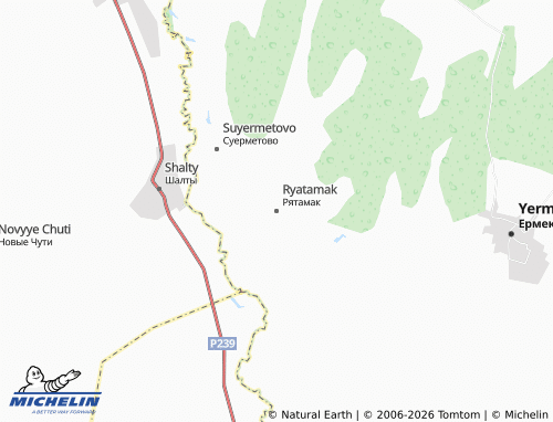MICHELIN-Landkarte Ryatamak - ViaMichelin