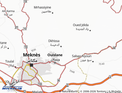 Carte MICHELIN Dkhissa - ViaMichelin