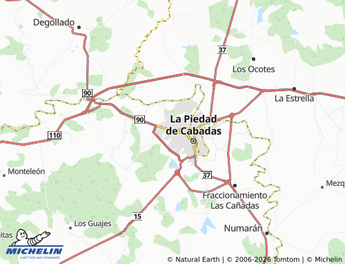 Mappa MICHELIN Las Arboledas - ViaMichelin